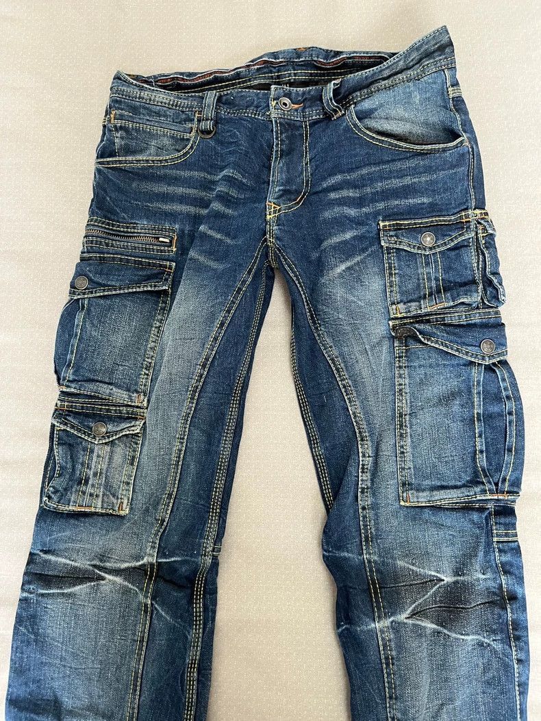 Yohji Yamamoto Vintage Cargo Pocket Denim Pants-2506 Size 31" - 4 Thumbnail