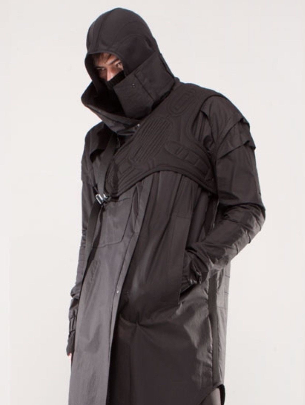 image of Demobaza Vest Pad Rebel in Black, Men's