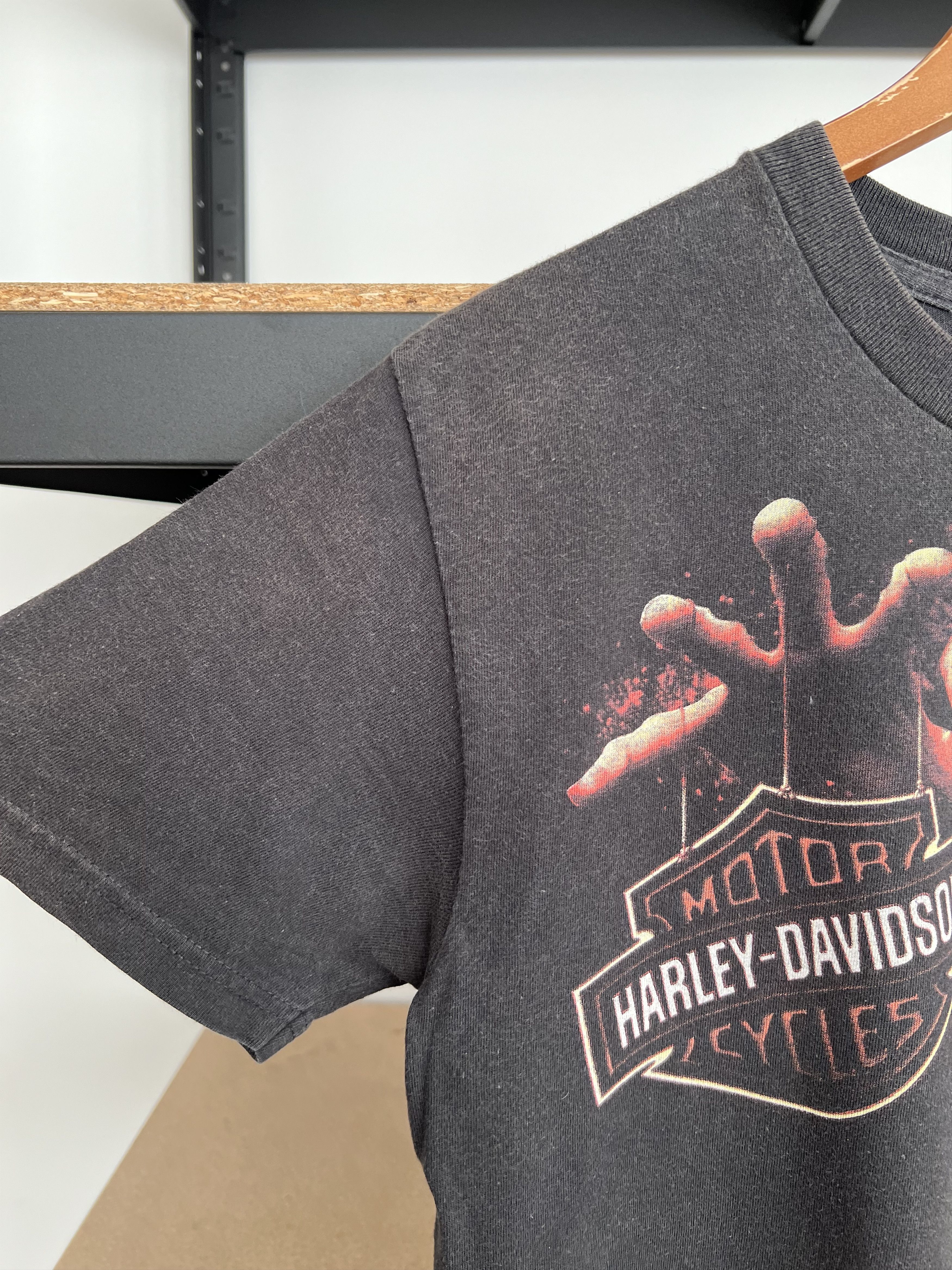 Harley Davidson Vintage 2000s Harley Davidson Joker Clown Austria T-shirt Size US M / EU 48-50 / 2 - 8 Thumbnail