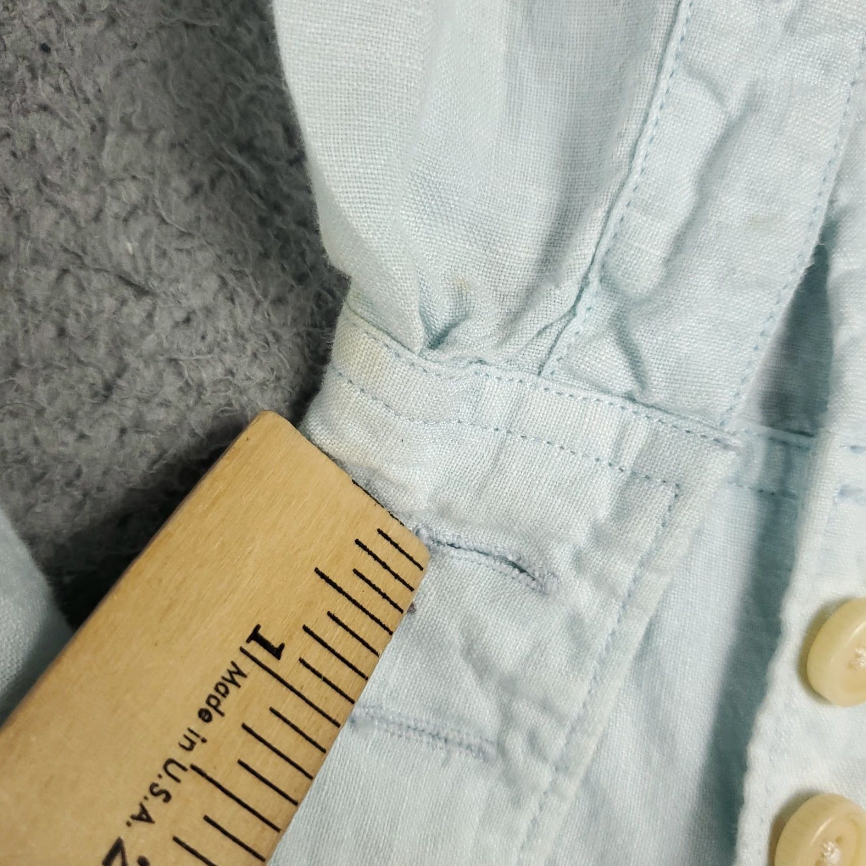 Tommy Bahama VINTAGE Tommy Bahama Men's Shirt Large Blue Linen Button Up Long Sleeve Casual Apparel Size US L / EU 52-54 / 3 - 5 Thumbnail