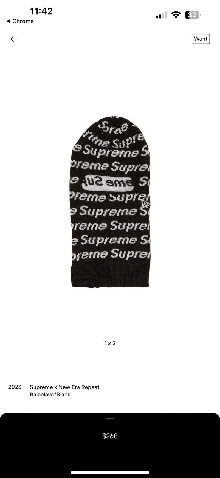 Supreme New era x Supreme Size ONE SIZE - 3 Thumbnail