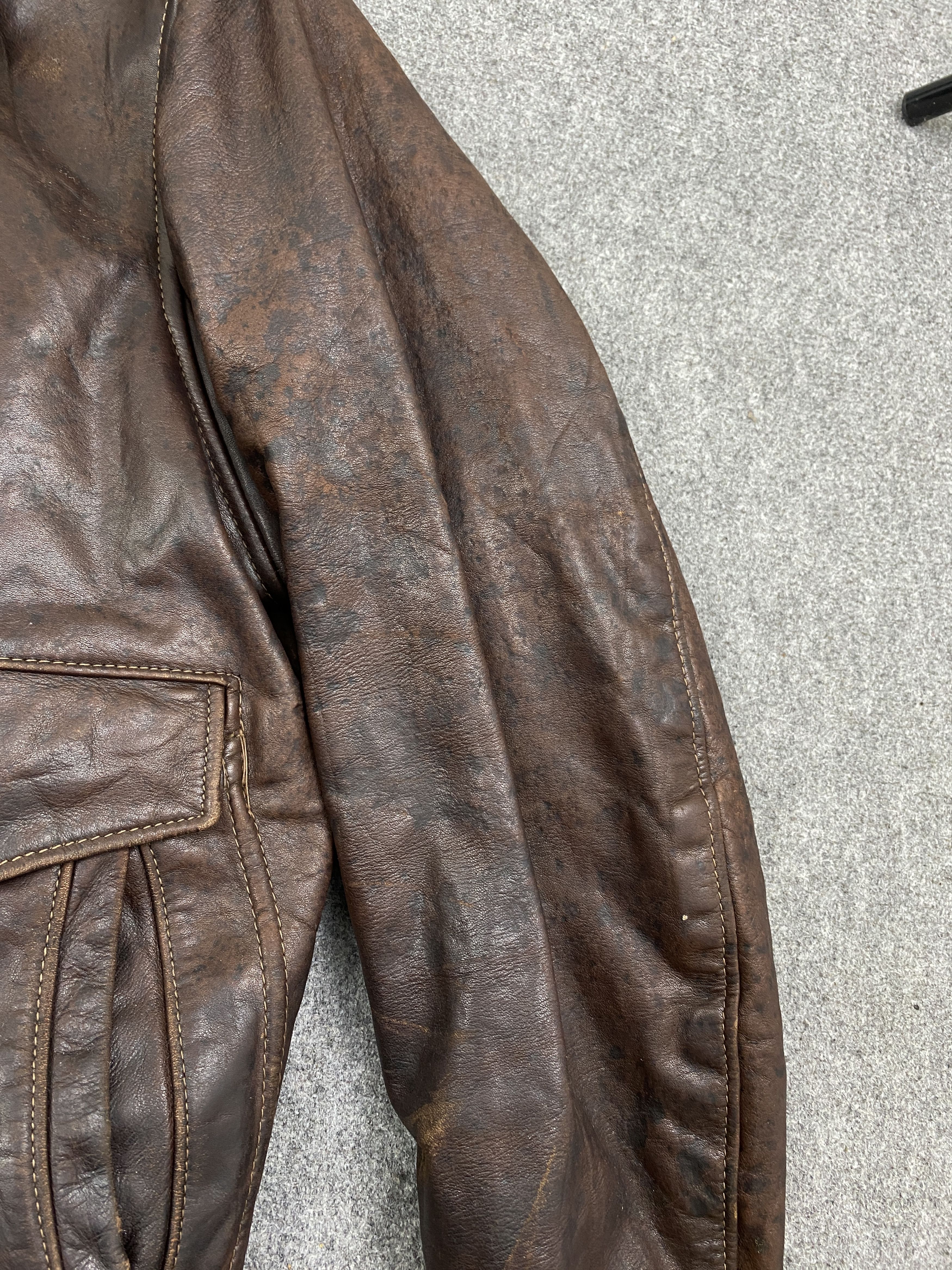 Vintage Vintage Japanese Brand Leather Zipper Jacket J1989 Size US L / EU 52-54 / 3 - 12 Thumbnail