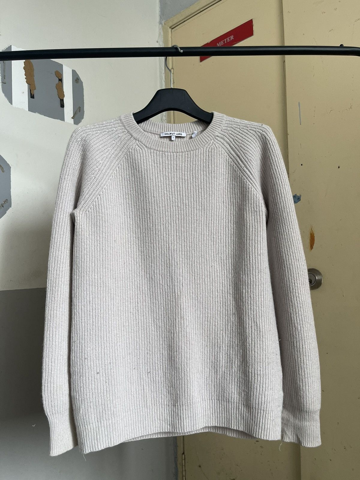 Helmut Lang Helmut Lang Ribbed Wool Cashmere Sweater Size US S / EU 44-46 / 1 - 2 Thumbnail