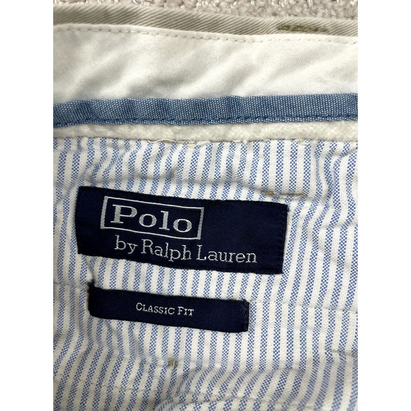 Polo Ralph Lauren VINTAGE Polo Ralph Lauren Pants Mens 38 Beige 38x32 Classic Twill Straight Preppy Size US M / EU 48-50 / 2 - 4 Thumbnail