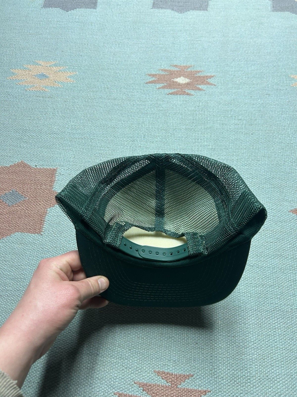 Vintage Vtg trucker hat cap Ittner bean & grain auburn Michigan farm Size ONE SIZE - 4 Thumbnail