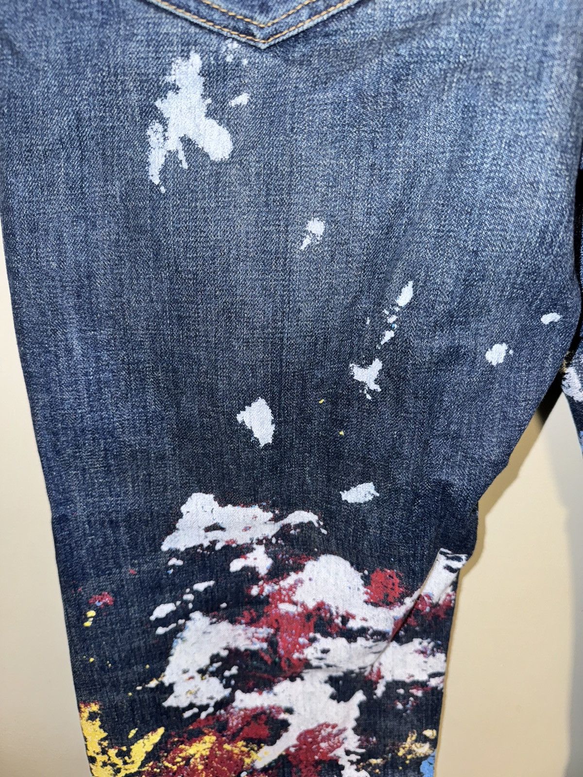 Comme des Garcons × Junya Watanabe × Levi's Levis x Junya Watanabe CDG Man SS17 Paint Splatter Denim Size US 38 / EU 54 - 6 Thumbnail