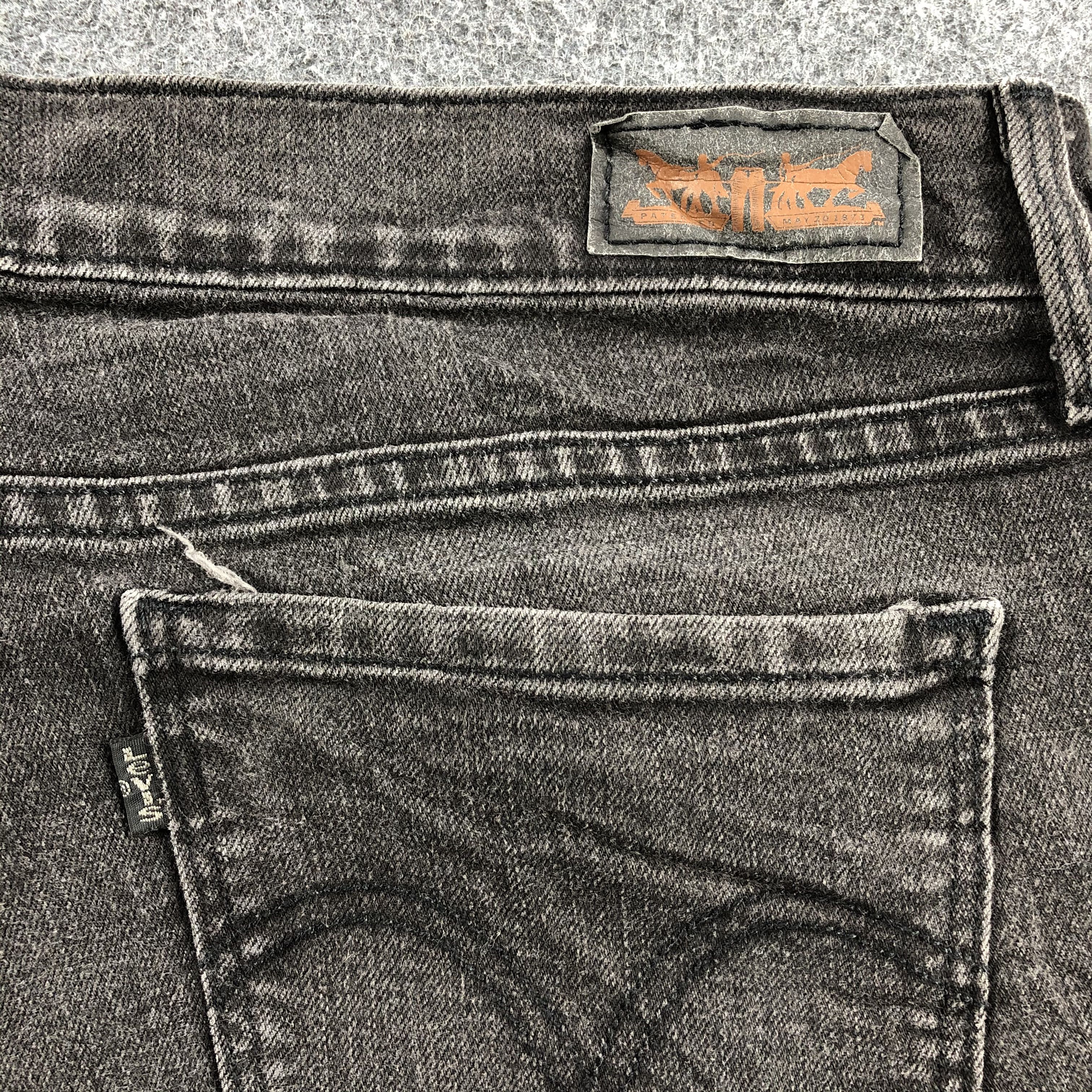 Levi's Faded Black Levis 505 Jeans Vintage Straight Denim-J1101 Size US 33 - 5 Thumbnail