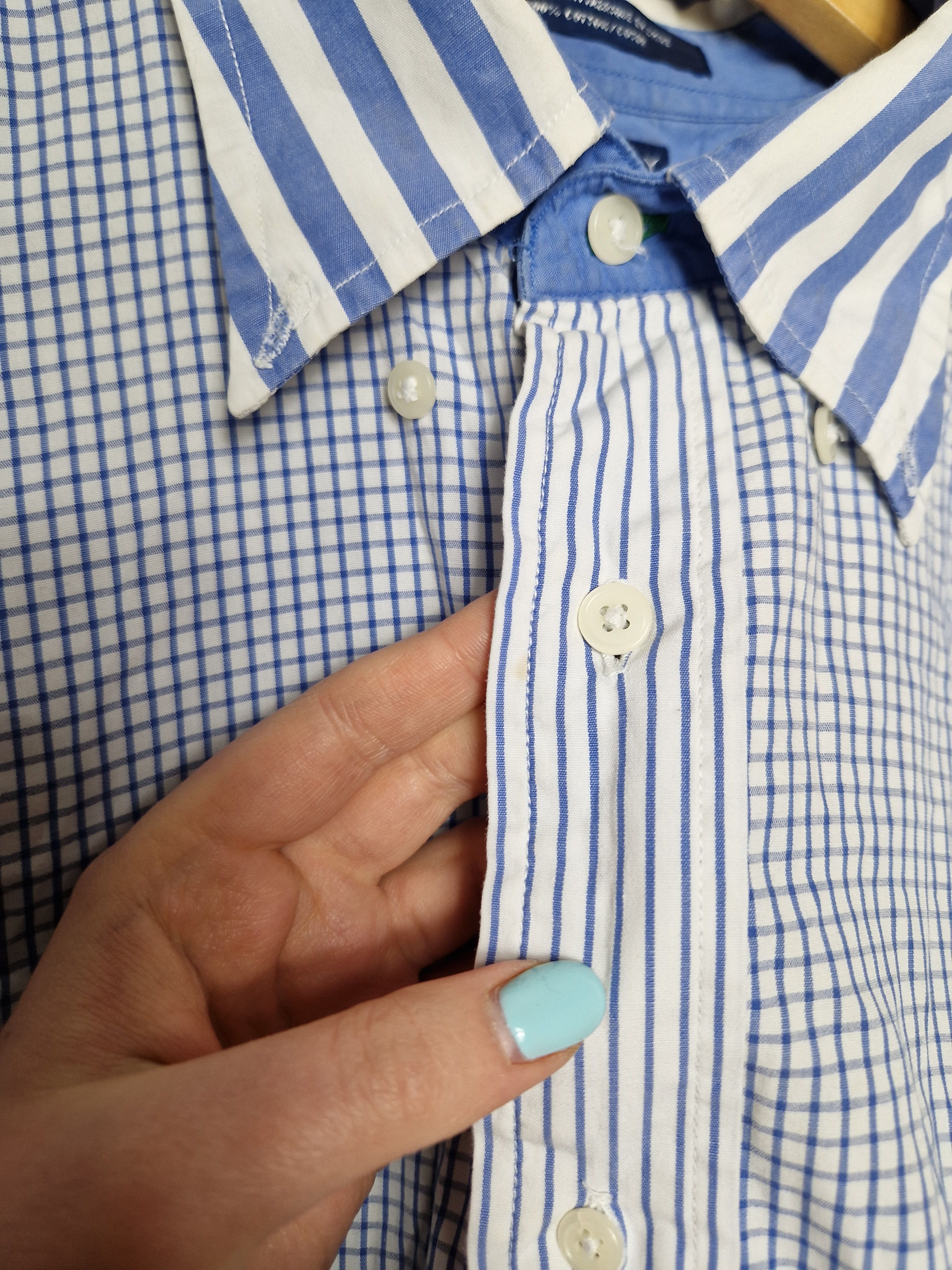 Tommy Hilfiger × Vintage Tommy Hilfiger vintage 90s shirt Size US XL / EU 56 / 4 - 7 Thumbnail