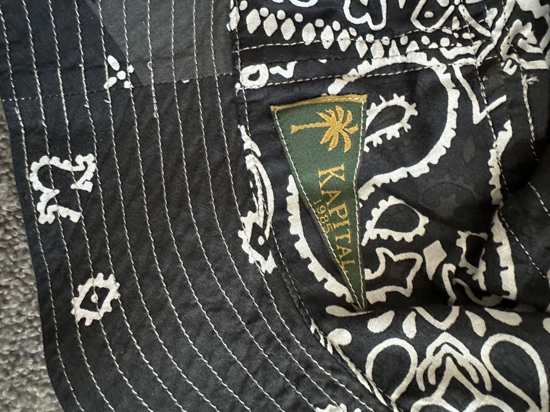 Kapital Kapital Bandana Patchwork Bucket Hat Size ONE SIZE - 7 Thumbnail