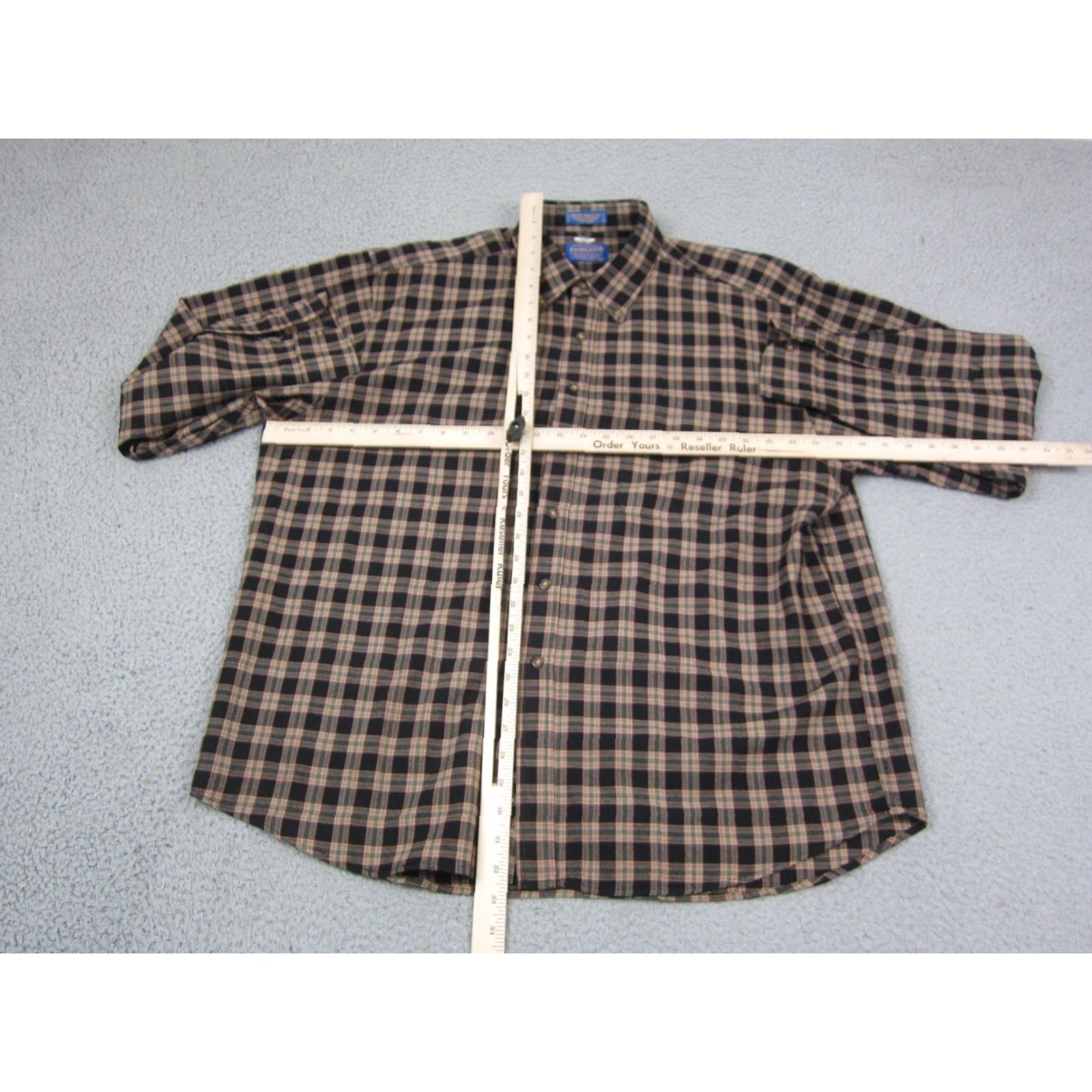 Pendleton VINTAGE Pendleton Shirt Mens 2XL Plaid Wool Button-Up Long Sleeve Fall Winter Spring Casual Travel USA Mens Size US XXL / EU 58 / 5 - 5 Thumbnail