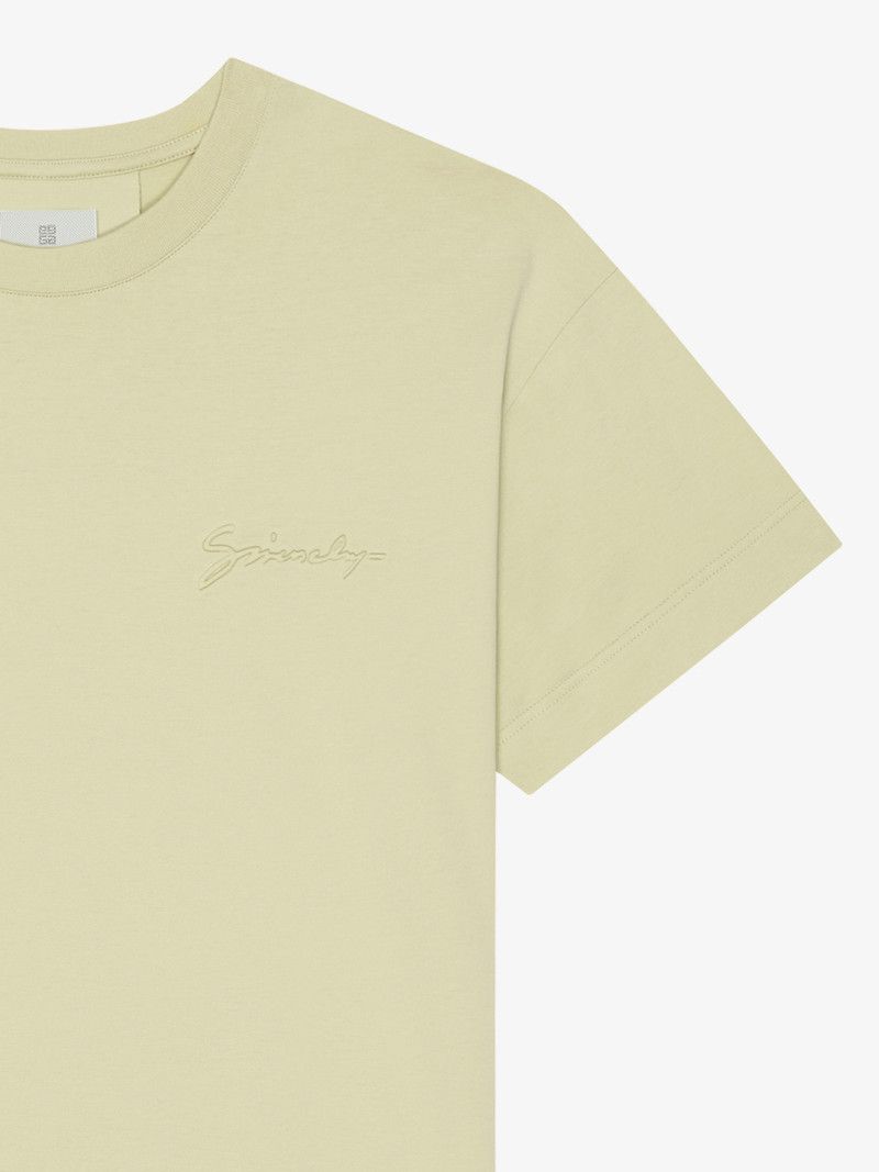 Givenchy o1w1db10326 Regular Fit T-Shirt in Beige Size US L / EU 52-54 / 3 - 4 Thumbnail