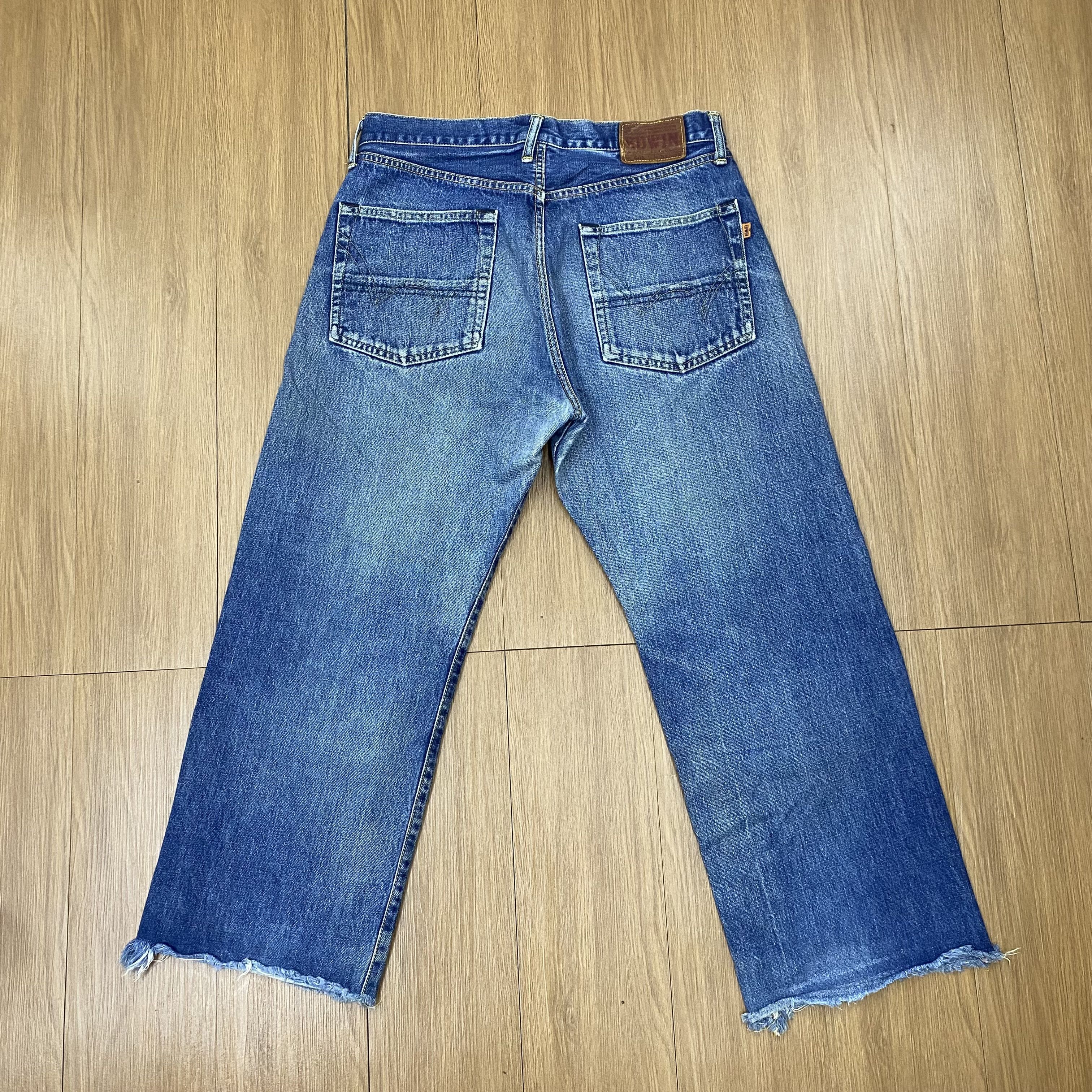 Edwin × Vintage Vintage Edwin Jeans CD160 Size US 33 - 2 Thumbnail