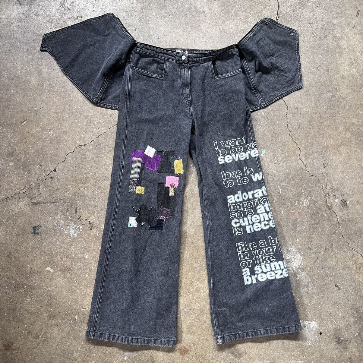 Heaven by Marc Jacobs Heavn x Kiko Kostadinov Skirt Denim Size US 32 / EU 48 - 6 Thumbnail