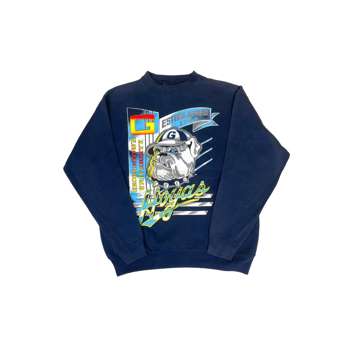 Vintage Vintage Georgetown University Hoyas Sweatshirt Size US L / EU 52-54 / 3 - 1 Thumbnail