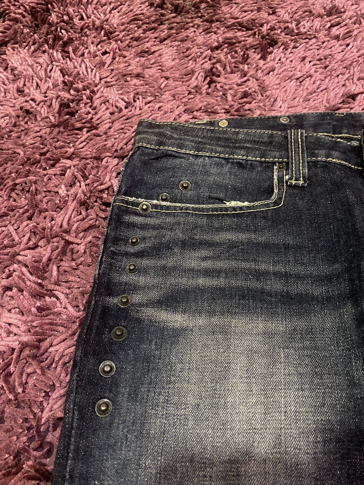 Japanese Brand × Seditionaries × Vintage Semantic Design Denim Jeans Size US 33 - 3 Thumbnail