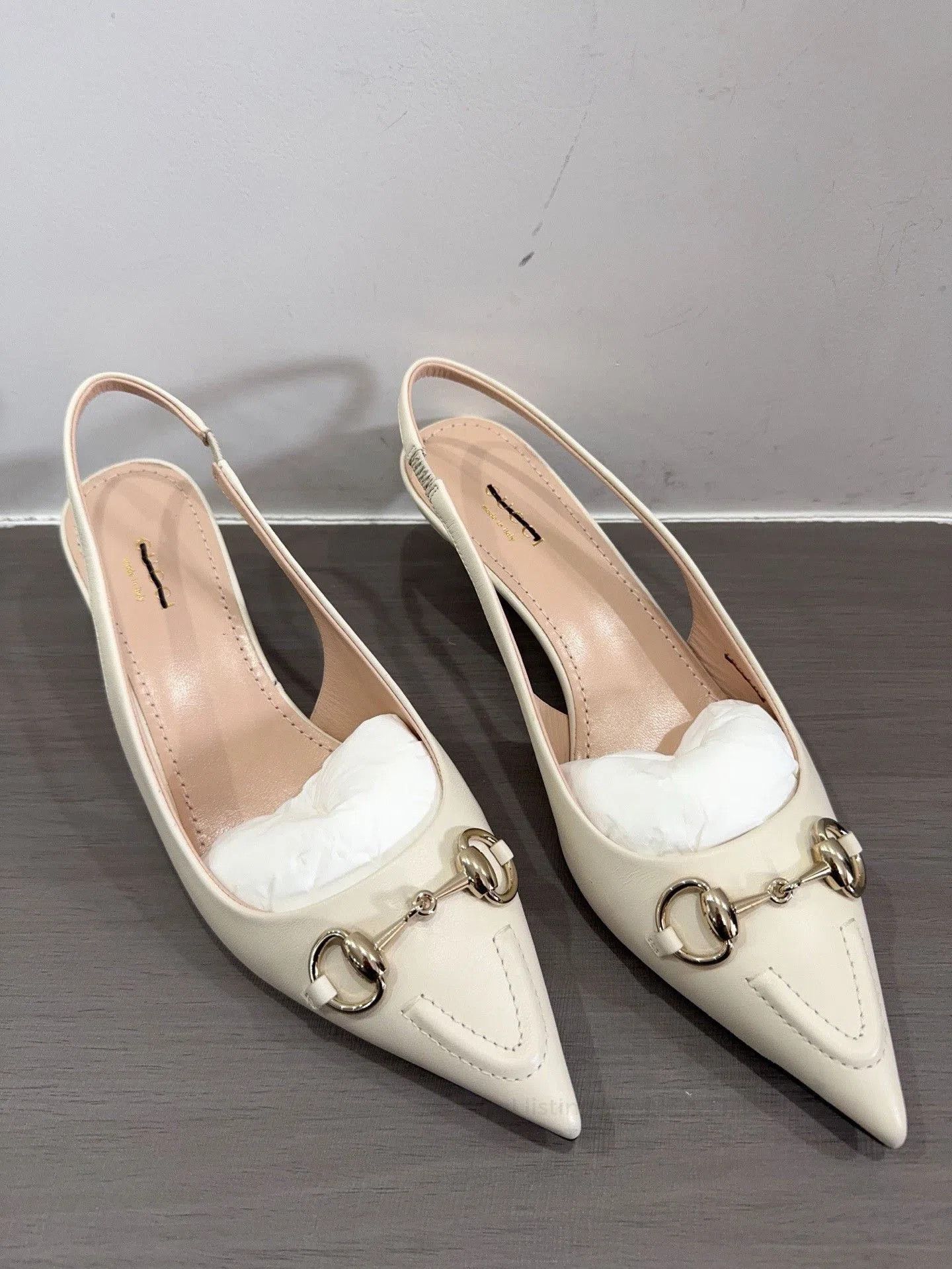 Gucci Gucci Horsebit Kitten Heel Shoes. Size US 6.5 / IT 36.5 - 1 Thumbnail
