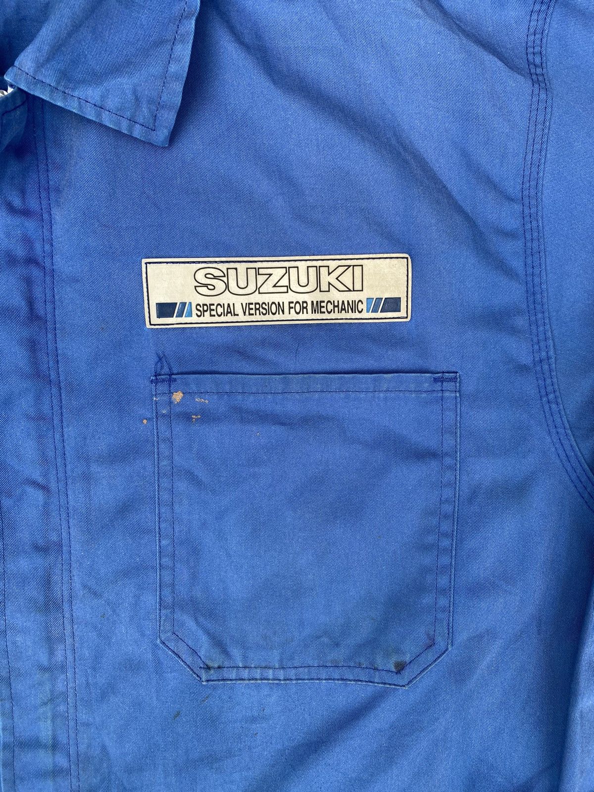 Japanese Brand × Vintage Distressed Suzuki For Mechanic Overall Size US 36 / EU 52 - 6 Thumbnail