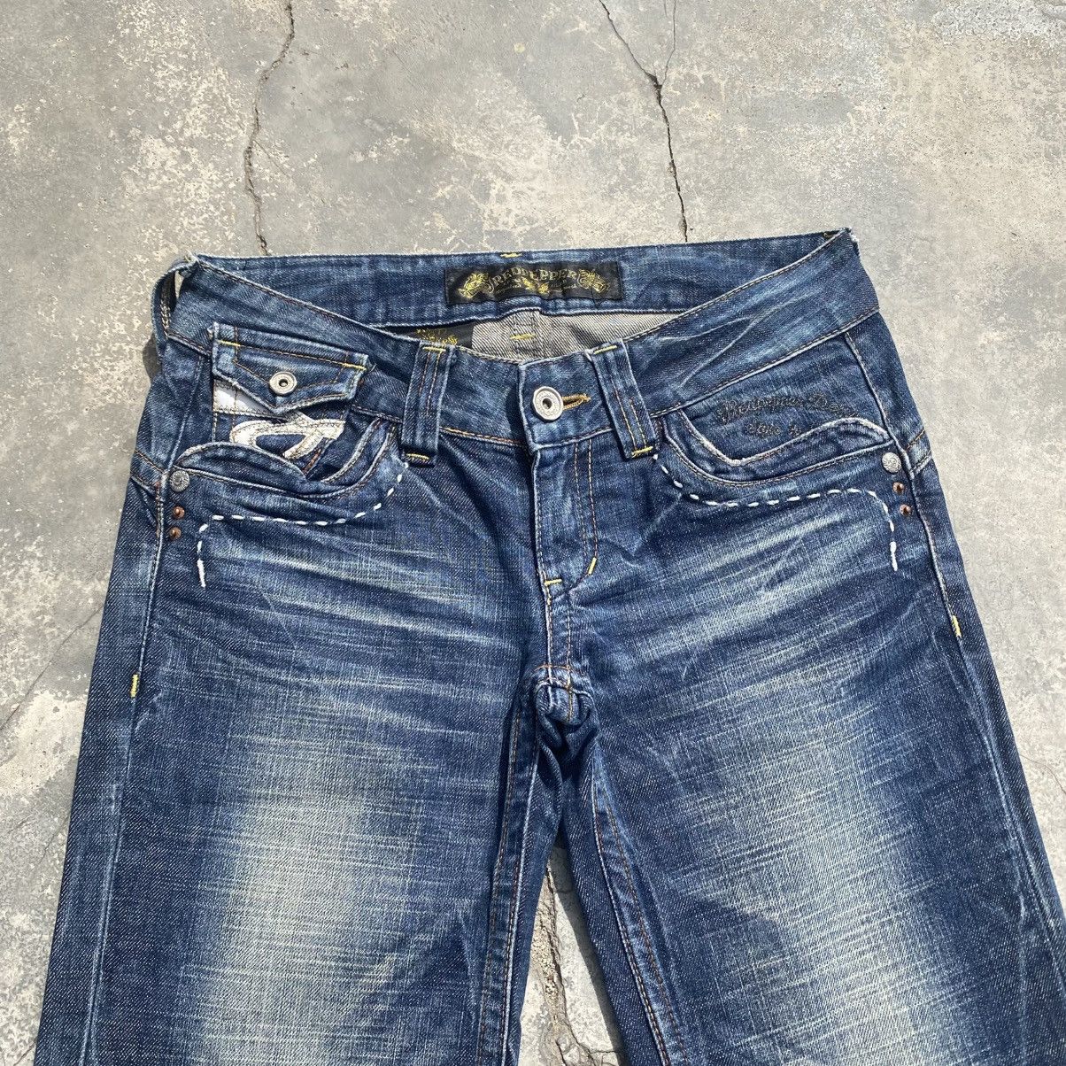 Japanese Brand Rare Red Pepper Clawmark Flare Size US 28 / EU 44 - 4 Thumbnail