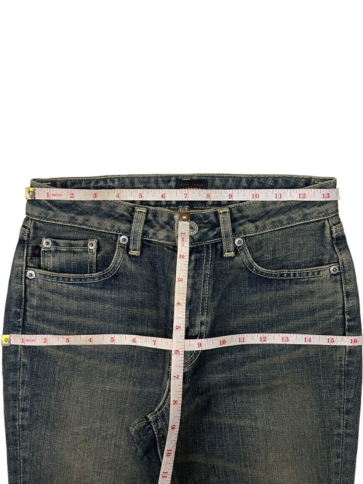 Japanese Brand Vintage Japanese Brand Rusty Mud Wash Flare Jeans Size 27" / US 4 / IT 40 - 11 Thumbnail