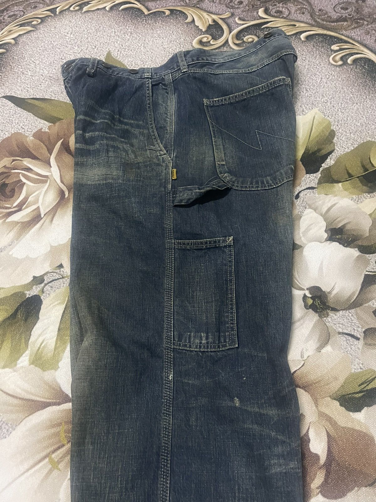 Japanese Brand Vintage Neighborhood Carpenter Baggy Jeans Size US 36 / EU 52 - 8 Thumbnail