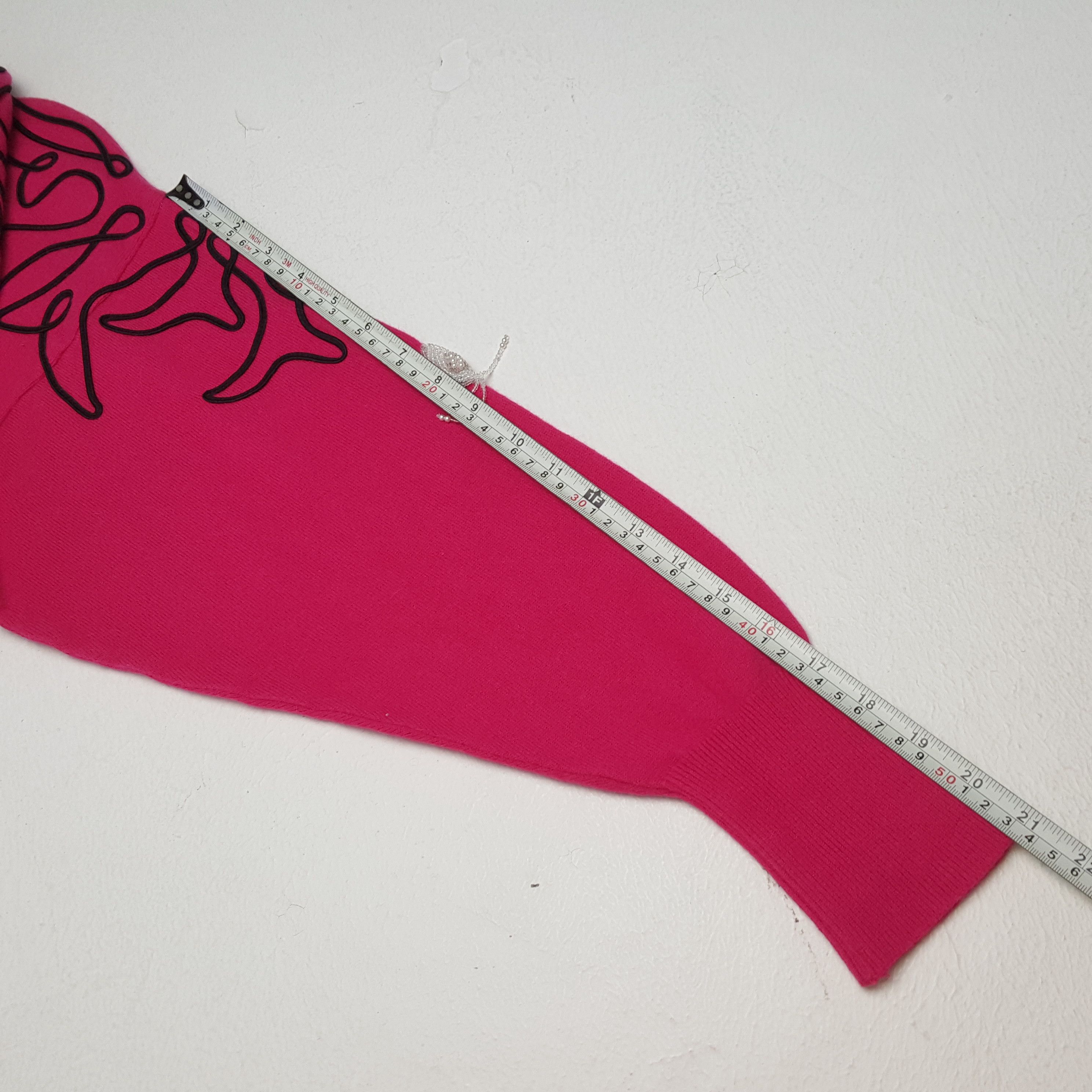 Vintage × Yves Saint Laurent Vintage YVES SAINT LAURENT Italian Brand Pink Sweatshirts Size S / US 4 / IT 40 - 5 Thumbnail