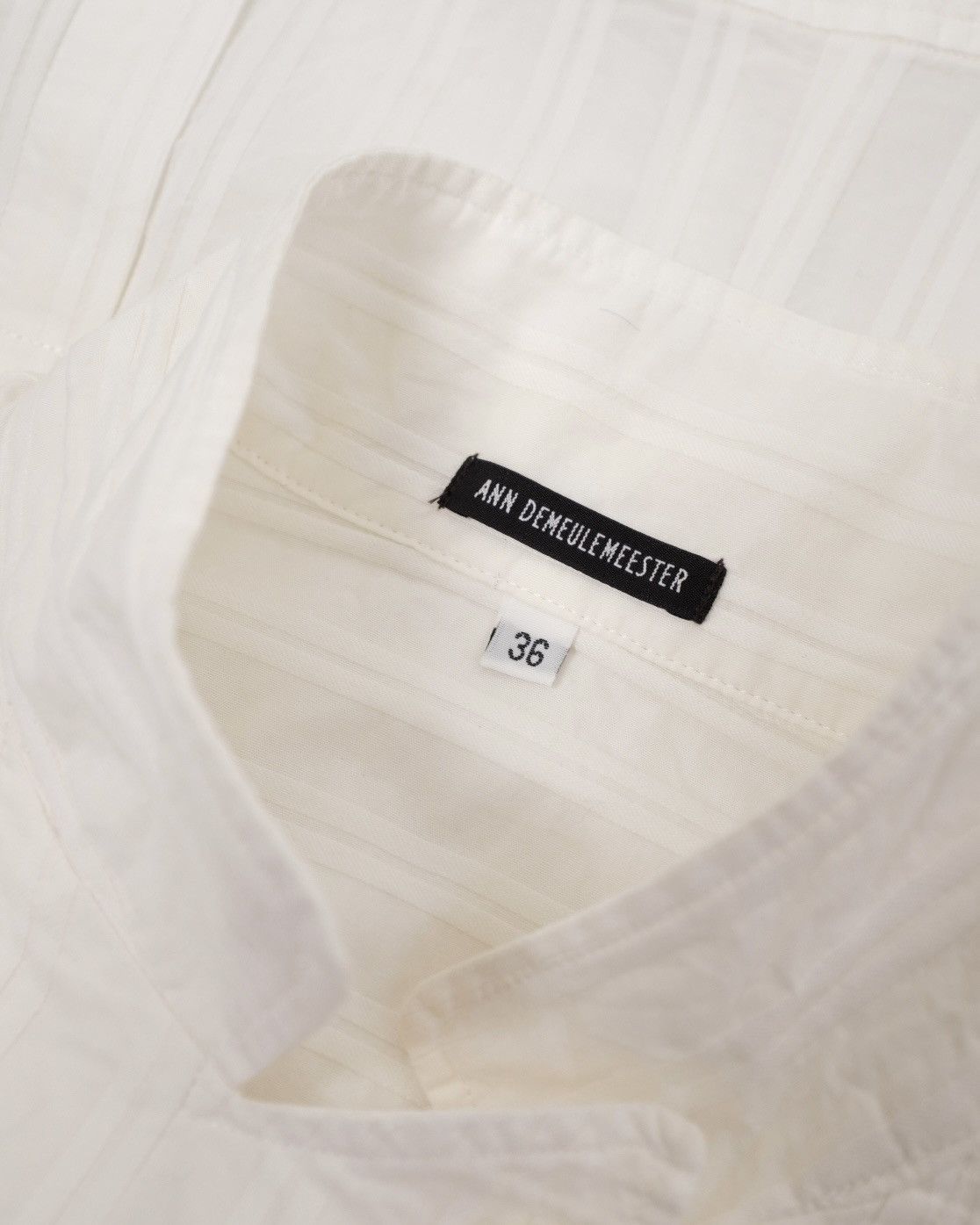 Ann Demeulemeester ANN DEMEULEMEESTER ASYMMETRICAL SHIRT Size XS / US 0-2 / IT 36-38 - 8 Thumbnail