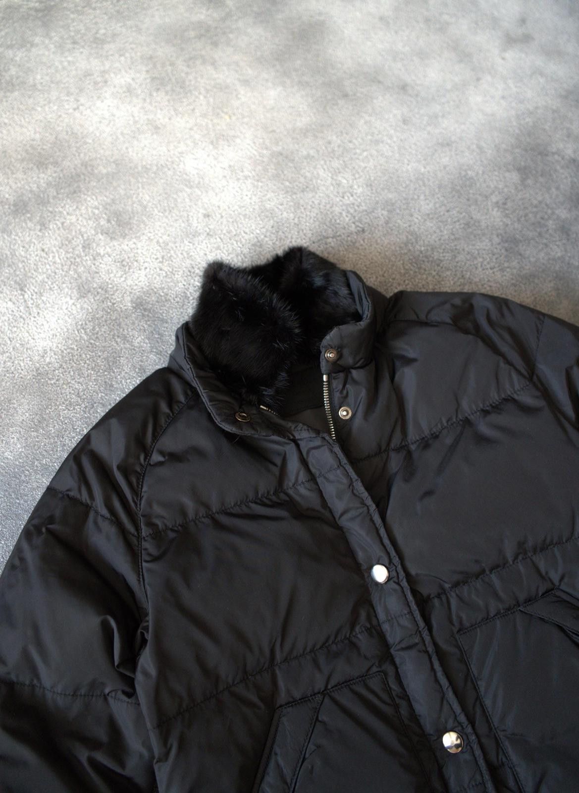 Other FW2004 Prada Runway Down Jacket Collar Mink Fur Crystal Size XS / US 0-2 / IT 36-38 - 7 Thumbnail