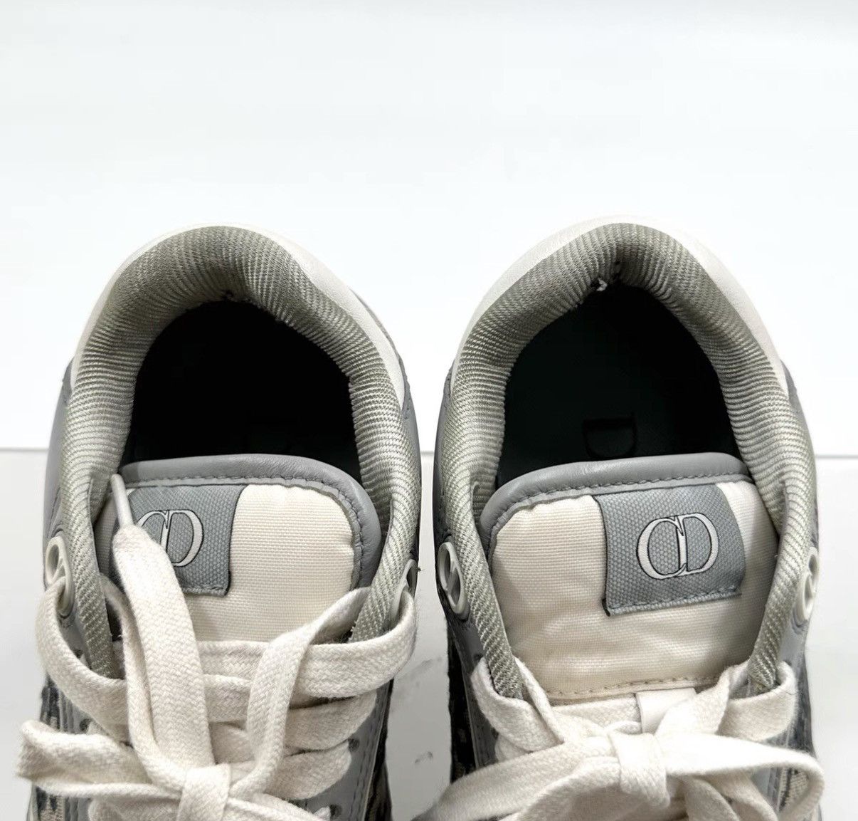 Dior Dior B27 Grey Oblique Sneakers K12 Size US 6 / IT 36 - 5 Thumbnail