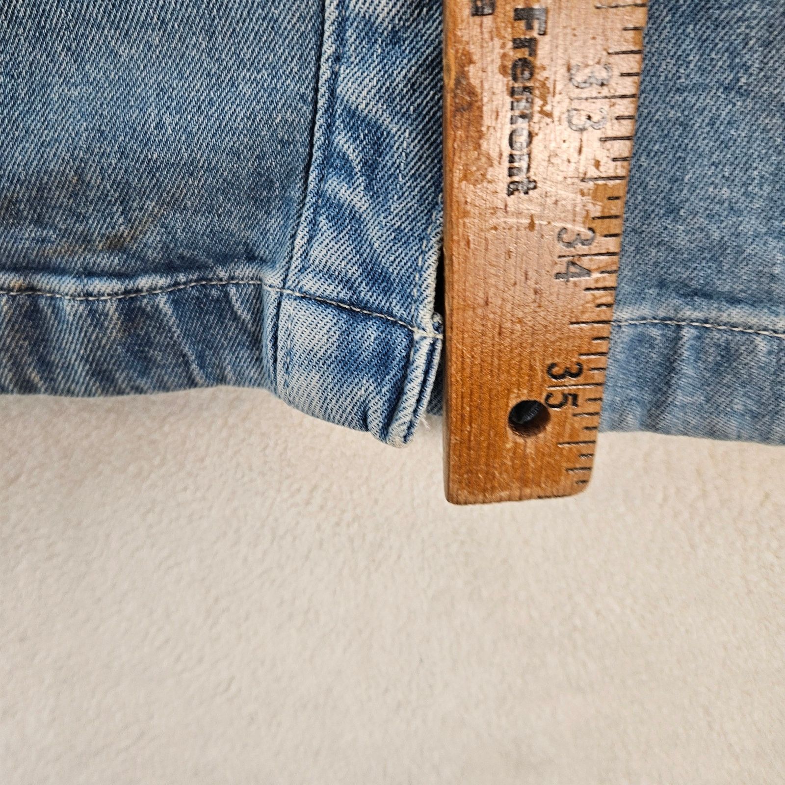 Levi's LEVI'S WOMEN'S L FLYNN WESTERN DRESS NWT MEDIUM WASH A LINE Size L / US 10 / IT 46 - 5 Thumbnail