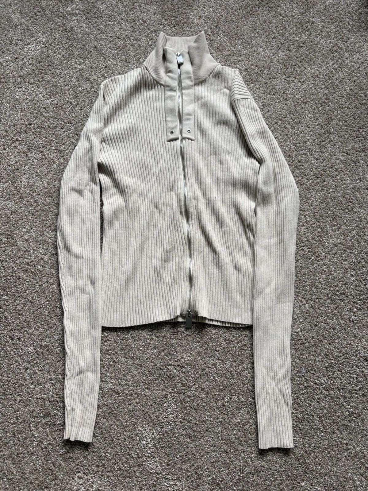 1017 ALYX 9SM Beige cream alyx 1017 zip up sweater Size US M / EU 48-50 / 2 - 1 Thumbnail