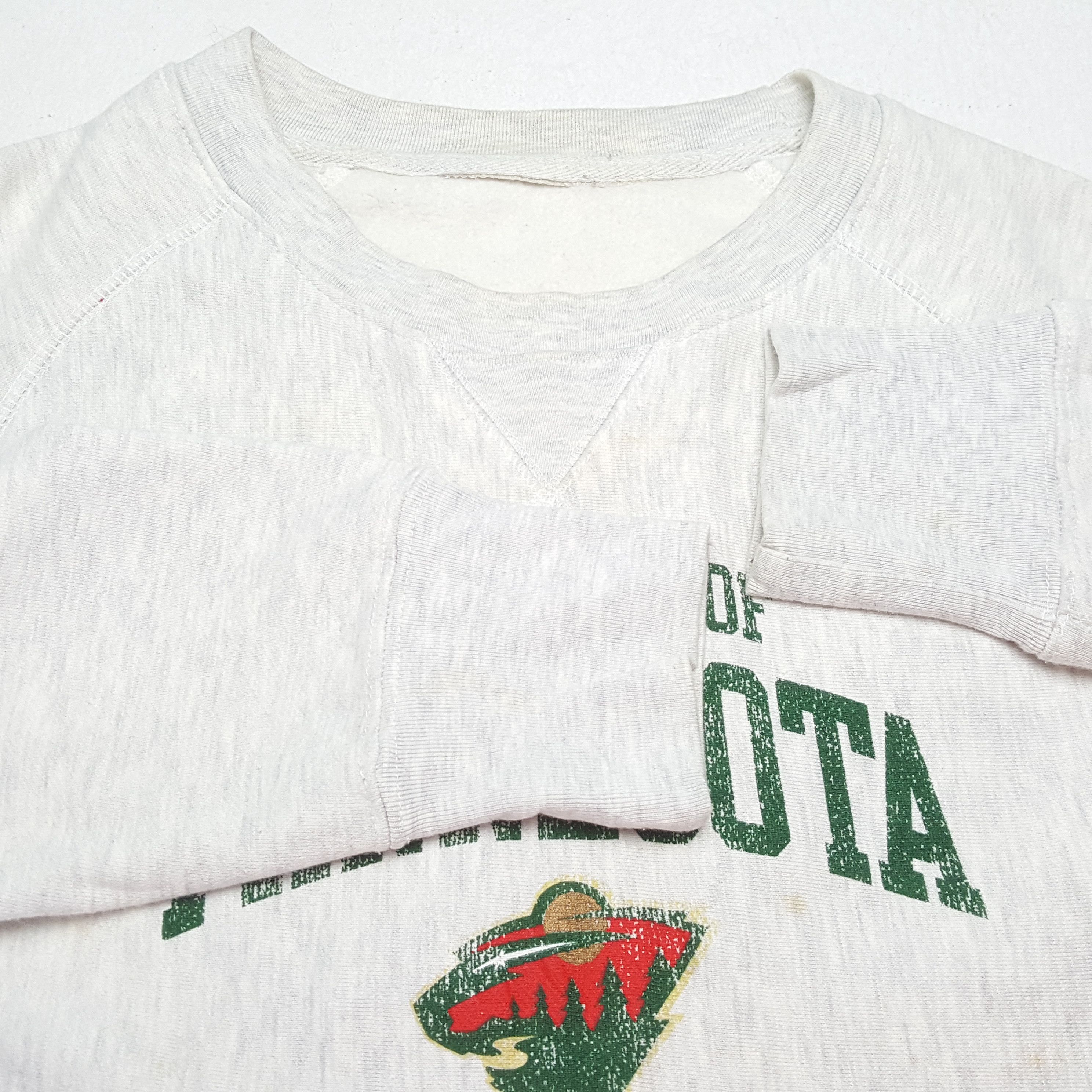 NHL × Vintage MINNESOTA WILD NHL Hockey Ice Team Sweatshirt Size US S / EU 44-46 / 1 - 8 Thumbnail