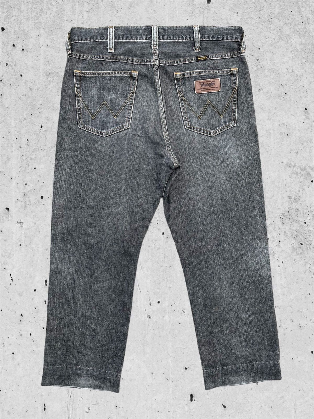 Jean × Wrangler 🔥 Wrangler Black Distressed Denim W34 🔥 Size US 34 / EU 50 - 8 Thumbnail