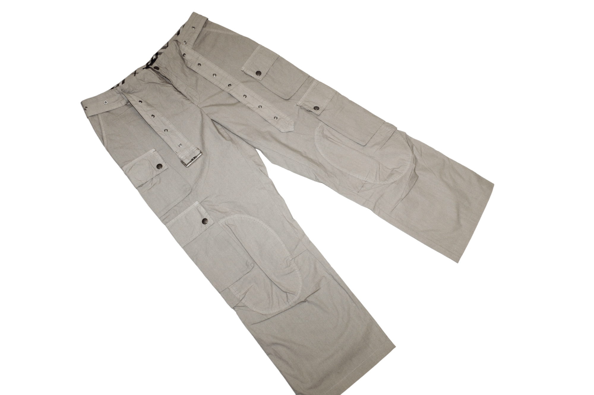 Burberry Burberry London Belted Multipockets Wide-leg Parachute Pants Size US 32 / EU 48 - 4 Thumbnail