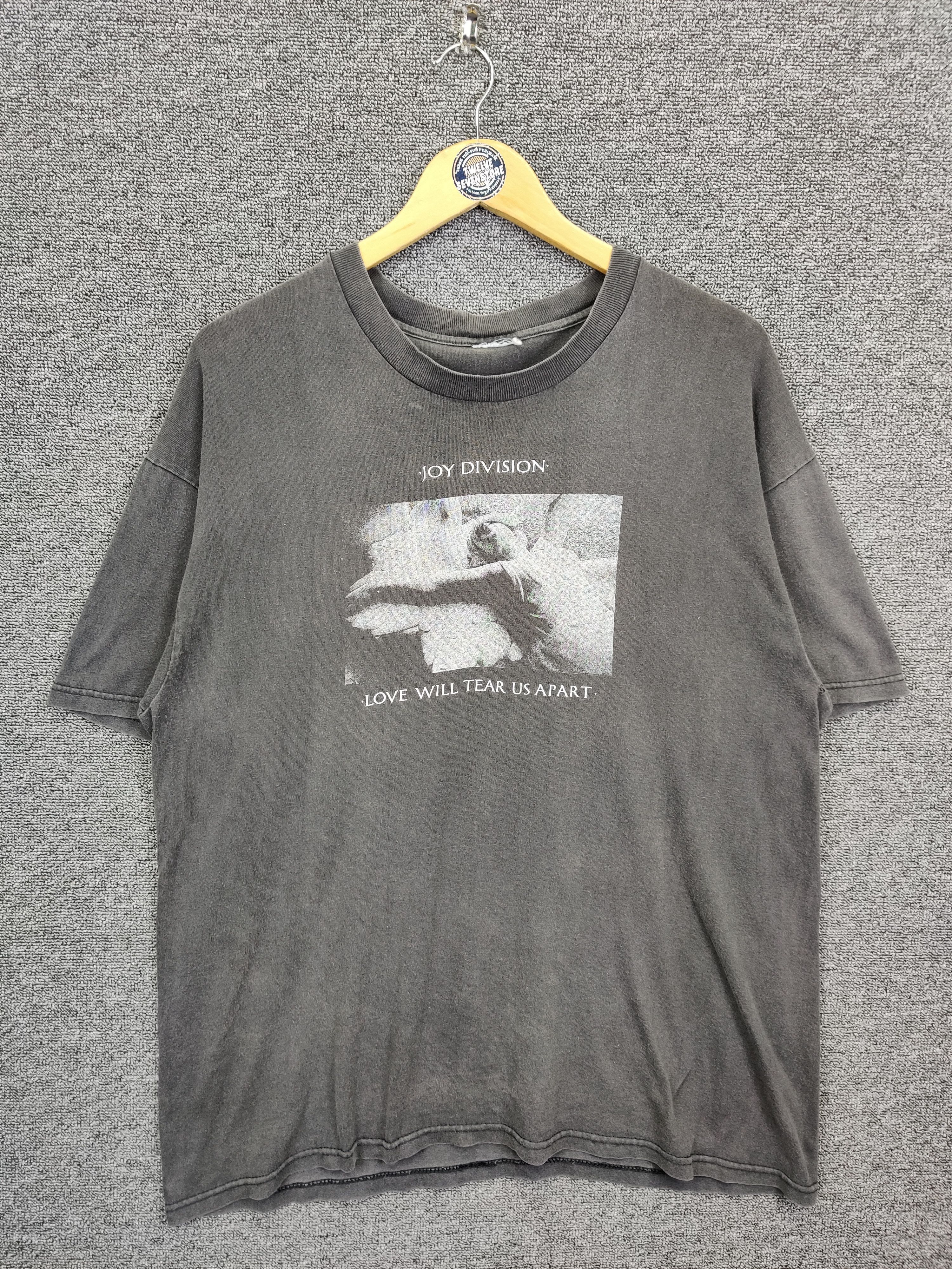 Band Tees Vintage Joy Division Love Will Tear Us Apart Band Tee Tshirt Size US XL / EU 56 / 4 - 1 Thumbnail