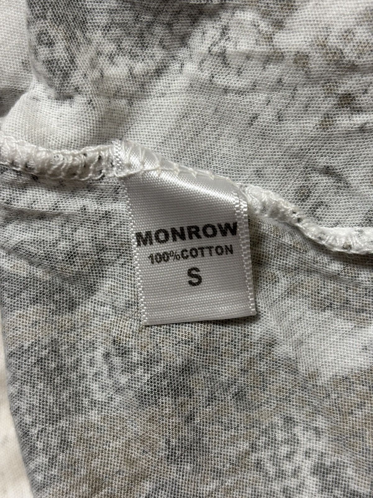 MONROW Monrow - Snakeskin Vneck Short Sleeve Size S / US 4 / IT 40 - 6 Thumbnail