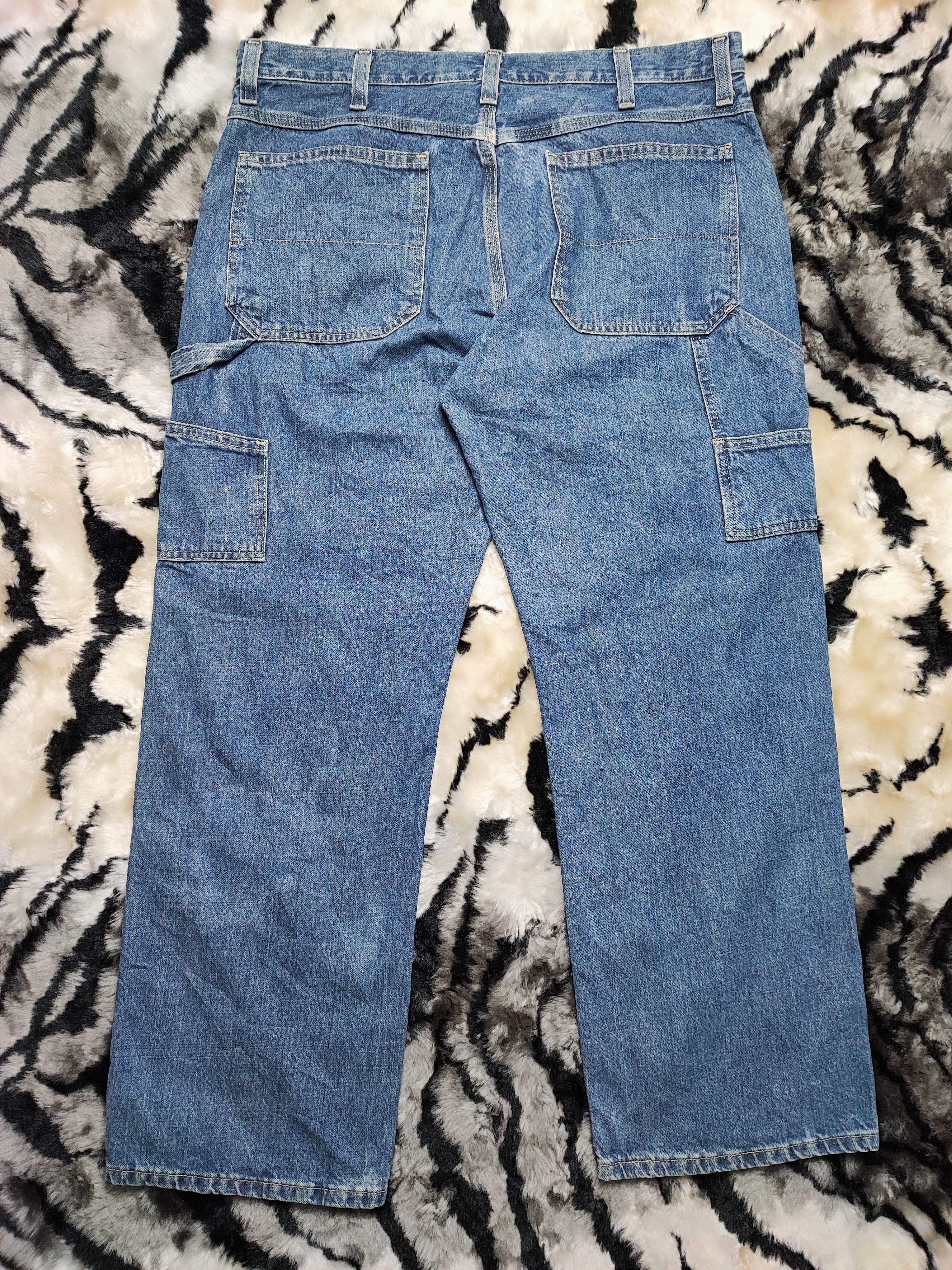 Faded Glory × Vintage Crazy Vintage Baggy Carpenter Jeans Size US 38 / EU 54 - 12 Thumbnail