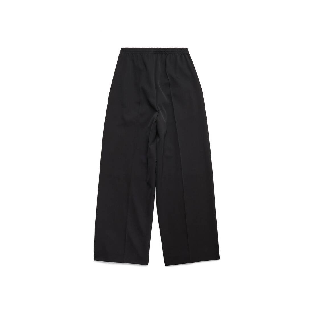 Balenciaga o1w1db10425 Elastic Waist Pant in Black Size US 32 / EU 48 - 6 Thumbnail