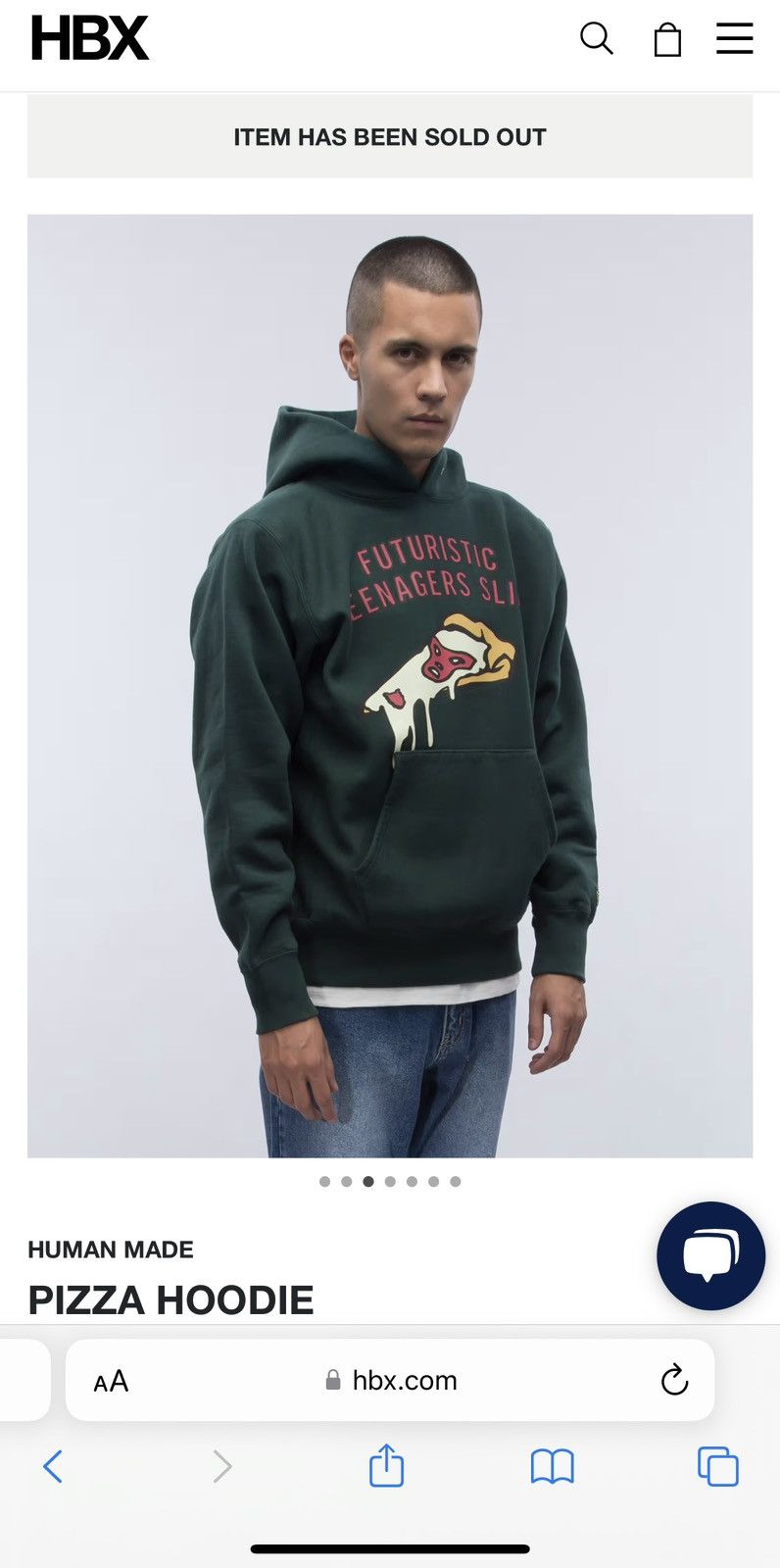 Human Made Human Made Pizza Hoodie Size US L / EU 52-54 / 3 - 14 Thumbnail