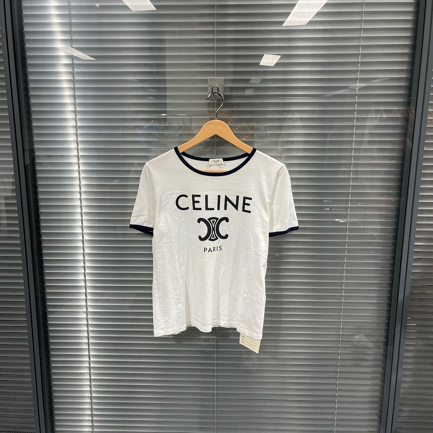 Celine Celine Triomphe Logo T-Shirt Size S Size S / US 4 / IT 40 - 1 Thumbnail