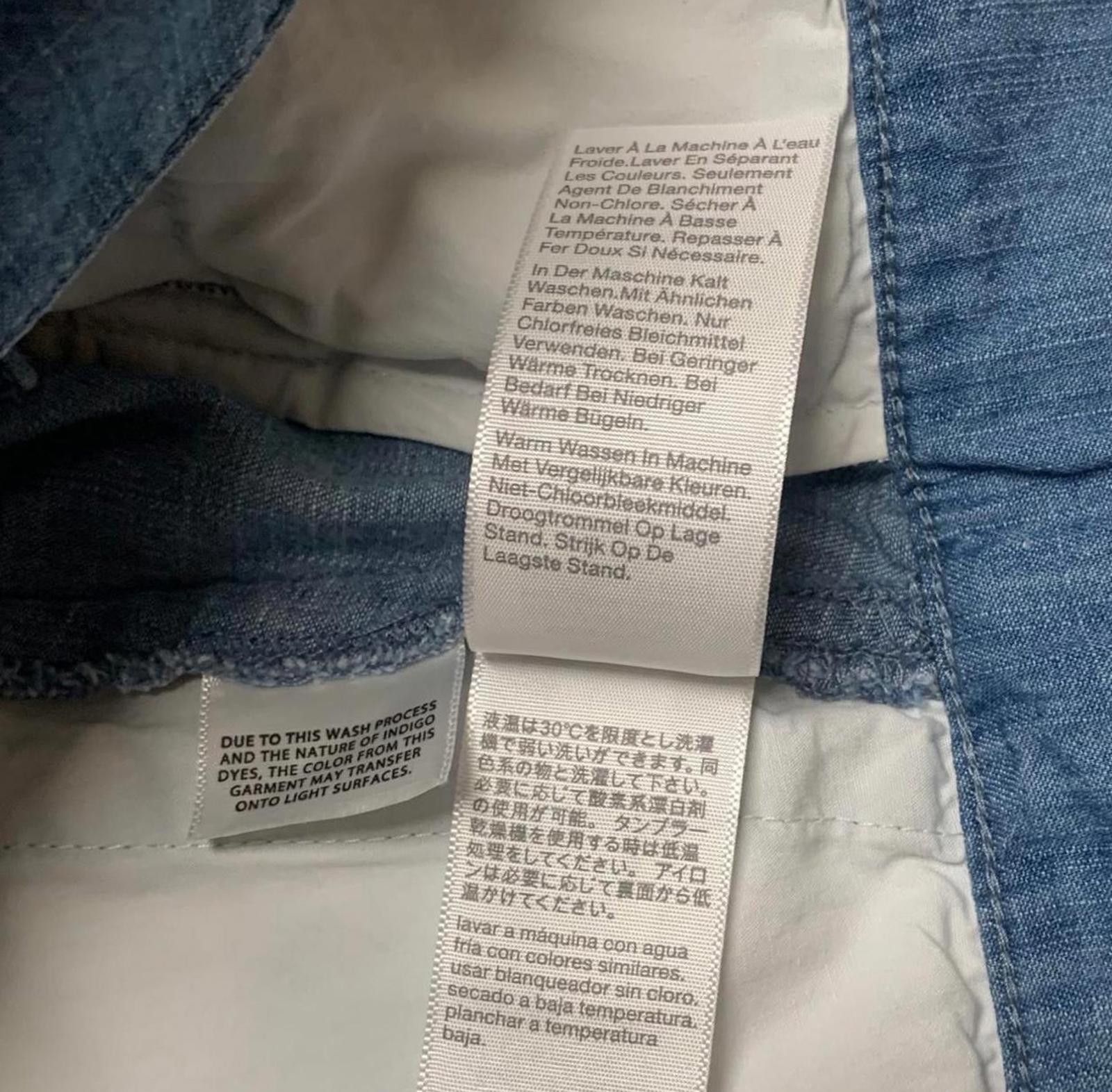 Madewell Madewell Women's Sz 28 Blue Chambray Bermuda Shorts W30 Size 28" / US 6 / IT 42 - 8 Thumbnail