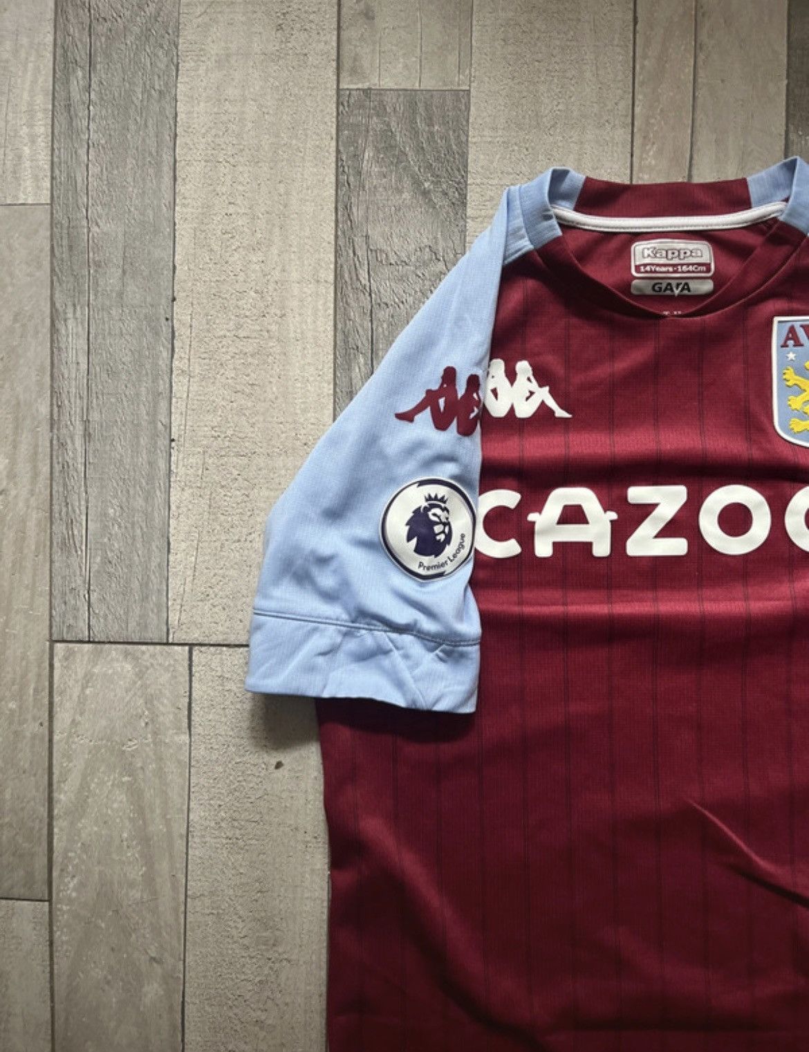 Kappa × Vintage Aston villa jersey 2020/2021 home Size US S / EU 44-46 / 1 - 5 Thumbnail