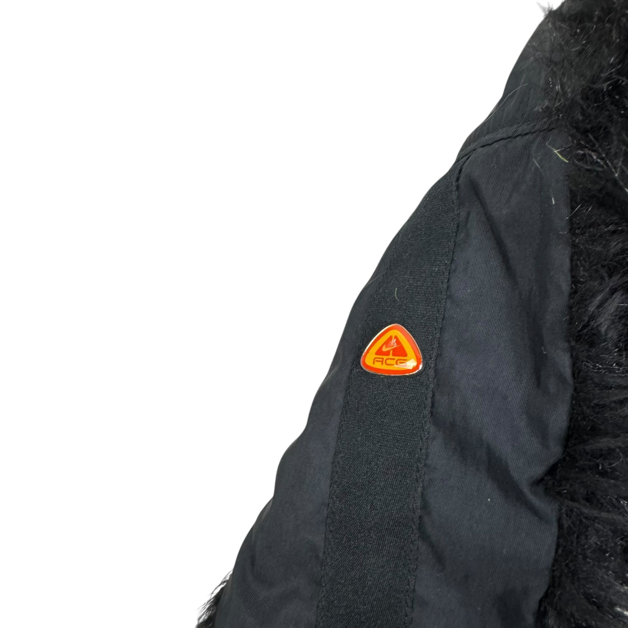 Nike Nike ACG Men's Black Gray Faux Fur Winter Trapper Hat Size ONE SIZE - 4 Thumbnail