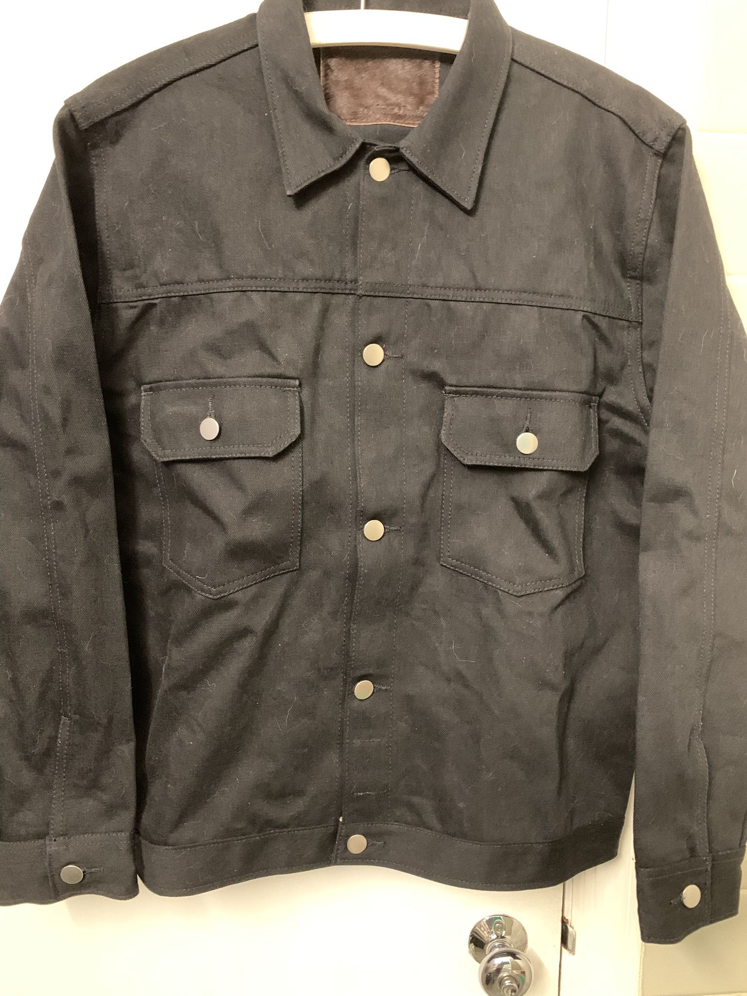 Other Nama Denim Type II Black Denim Jacket 15 oz, Medium-ish Size US M / EU 48-50 / 2 - 3 Thumbnail