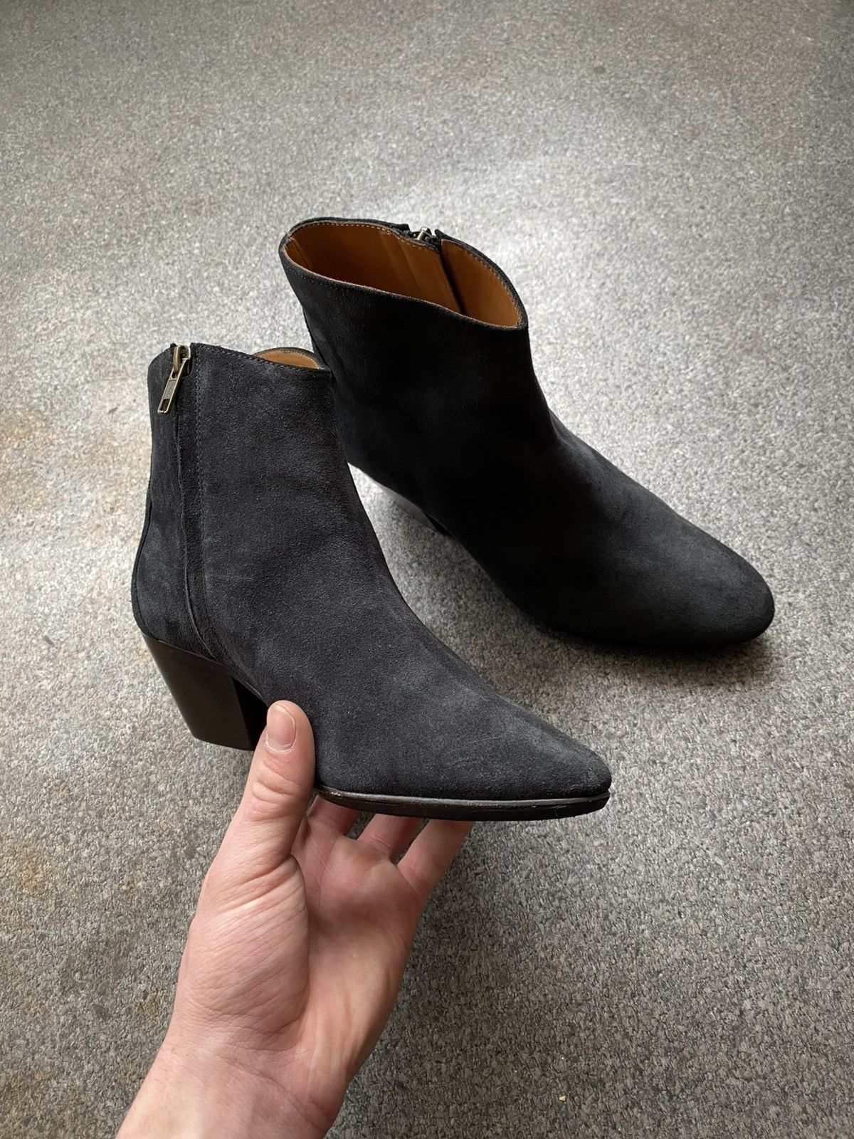Isabel Marant × Isabel Marant Etoile × Vintage Isabel Marant Dacken $660 Suede Heel Western Cowboy Boots Size US 8 / IT 38 - 1 Thumbnail