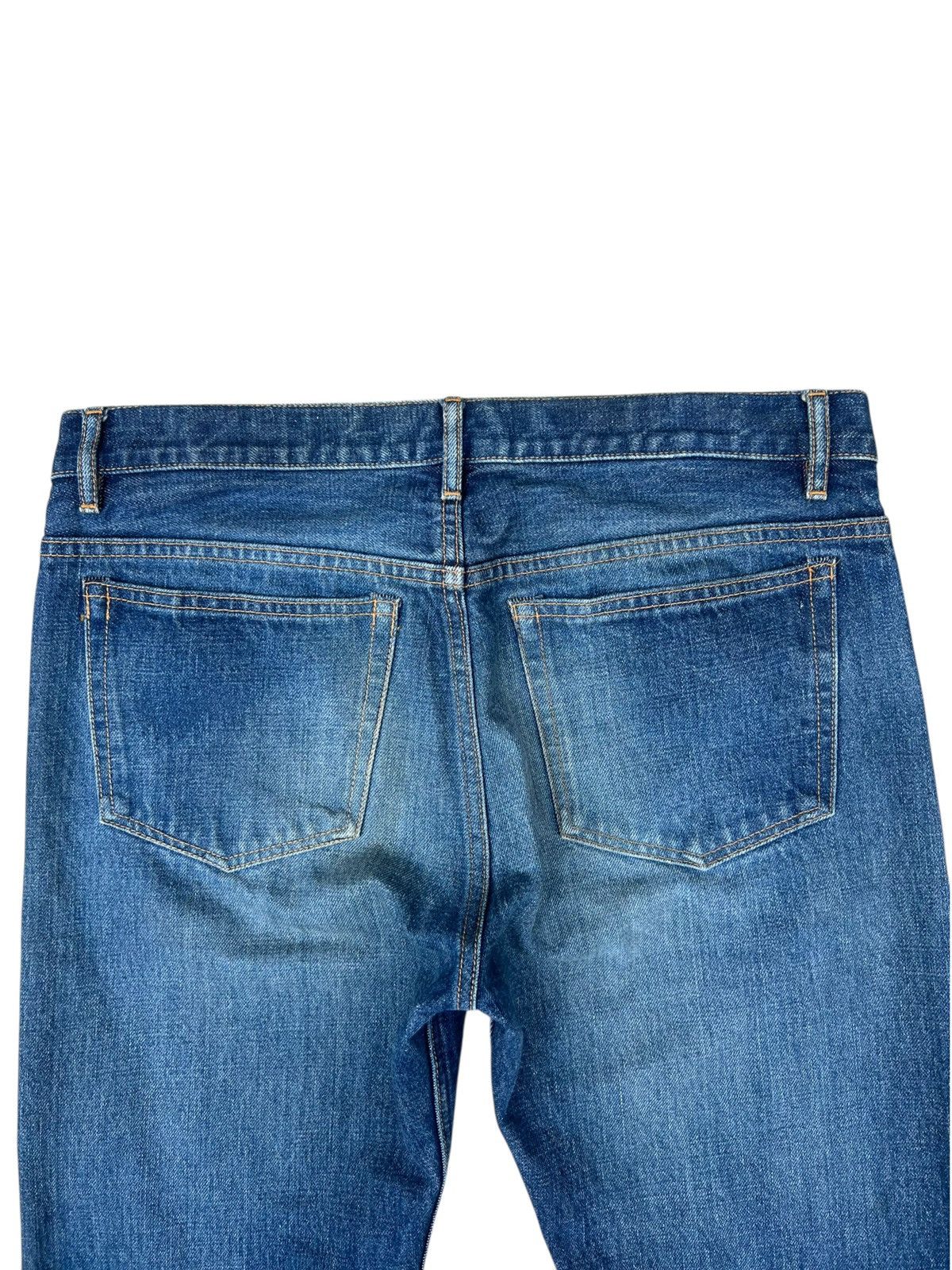 A.P.C. Vintage A.P.C. Aging Mud Faded Denim Selvedge Jeans Size US 29 - 8 Thumbnail