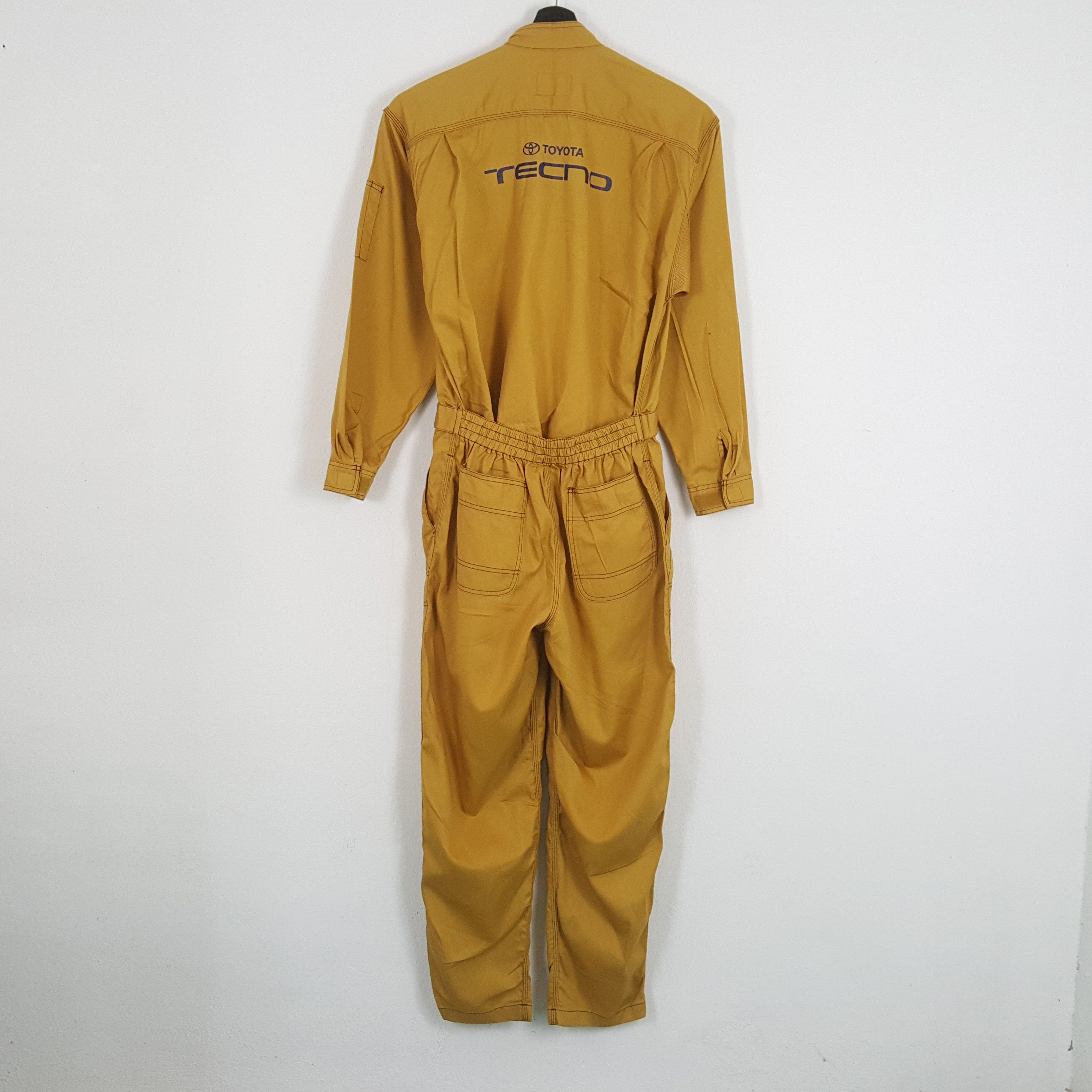 Vintage TOYOTA TECNO Japanese Motorsports Workwear Coverall Jacket Size US M / EU 48-50 / 2 - 1 Thumbnail