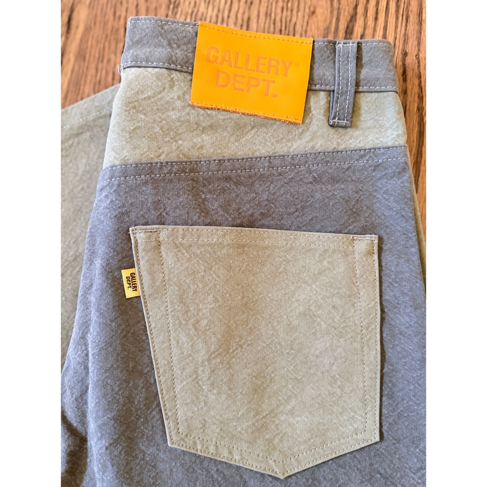 Gallery Dept. Gallery Dept. Ventura Baggy Two-Tone Olive Jeans 34 Size US 34 / EU 50 - 9 Thumbnail