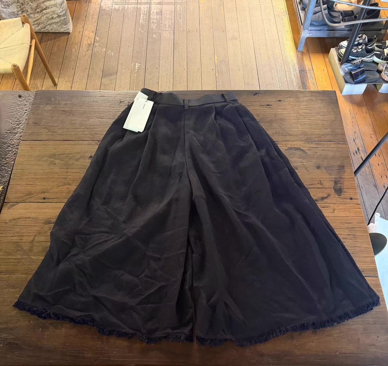 Sacai Sacai 16SS Women's Main Line Dark Blue Mesh Skort Ｑ25 Size 32" / US 10 / IT 46 - 4 Thumbnail