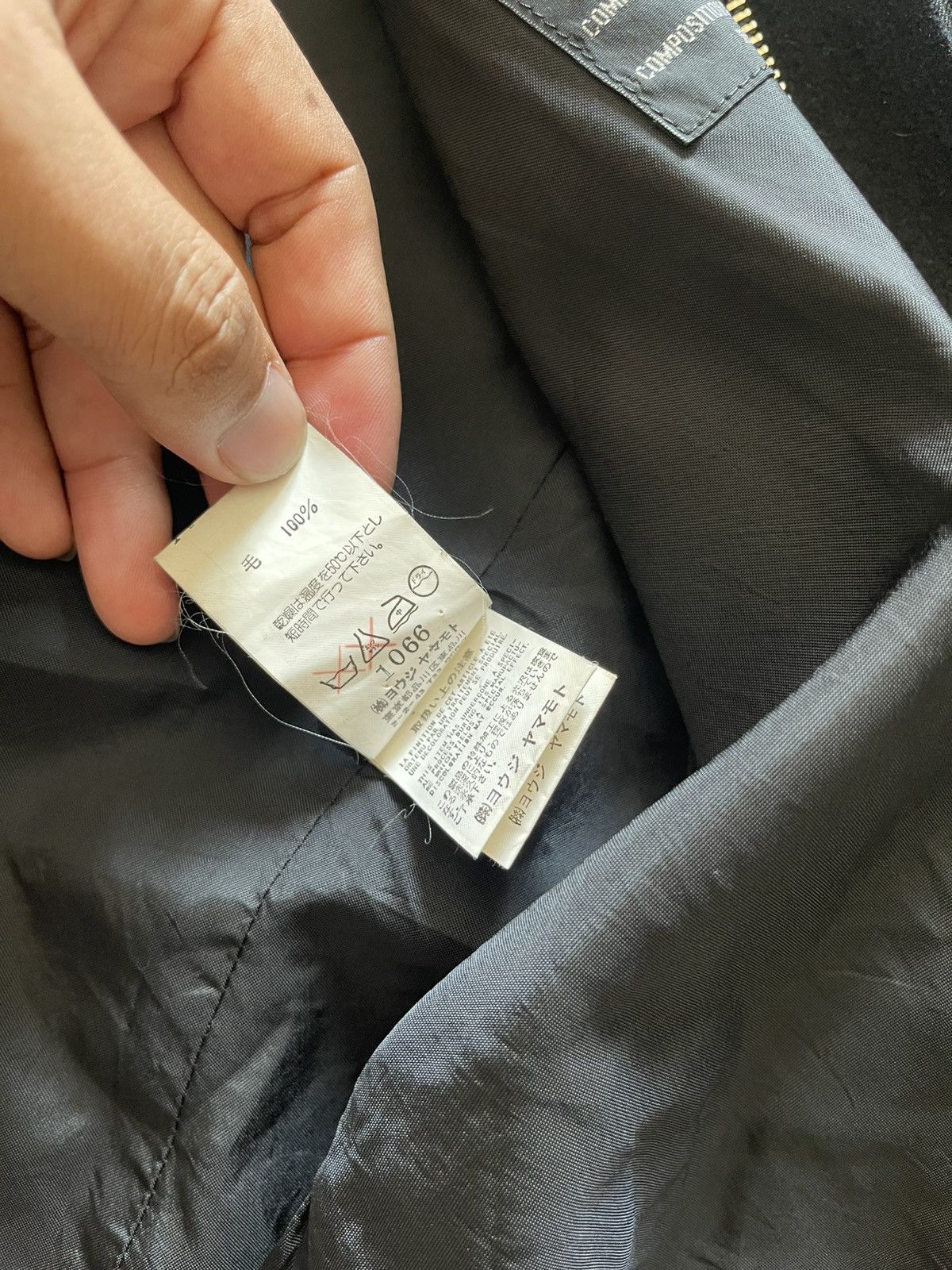 Yohji Yamamoto Yohji Yamamoto Mandarin Collar Crop Jacket 10 Size US M / EU 48-50 / 2 - 12 Thumbnail