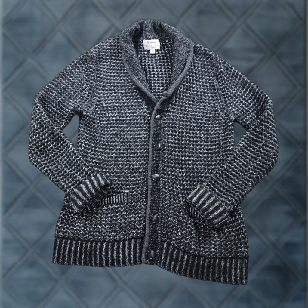 Rag & Bone rag & bone Cardigan Sweater Men M Gray Wool Button Pockets Vintage No Size US M / EU 48-50 / 2 - 1 Thumbnail